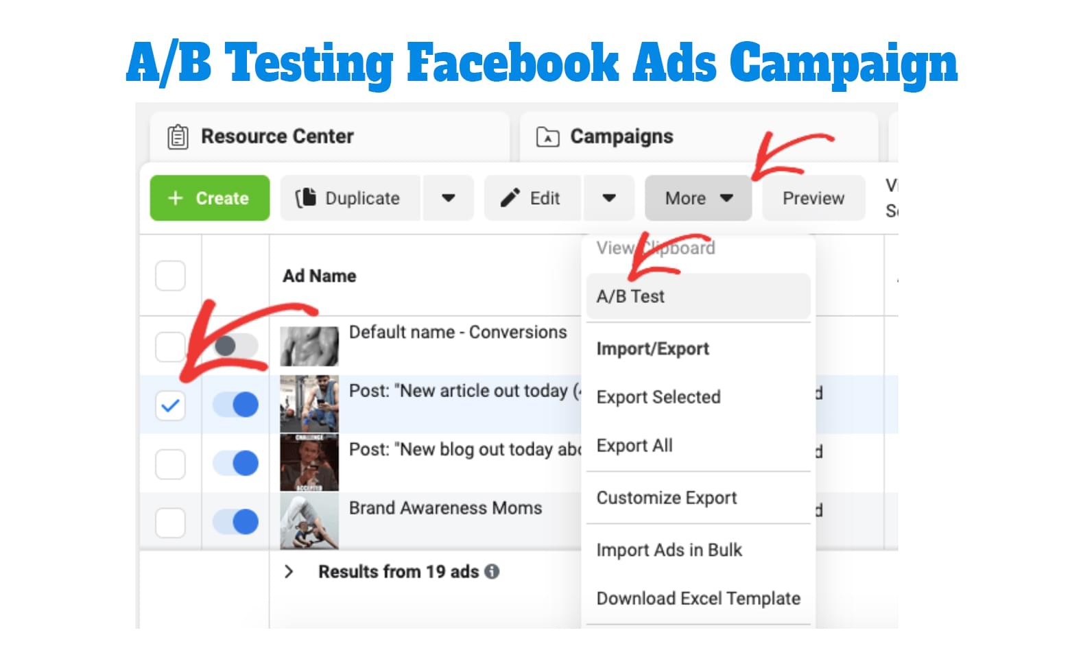 FACEBOOK ADS CAMPAIGN