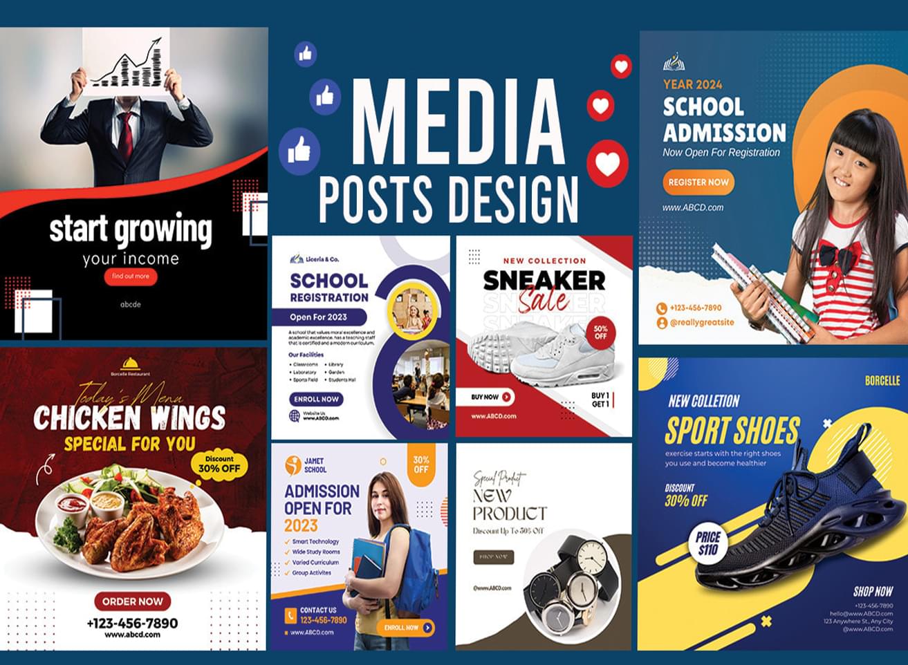 Social Media Post Design, Dream BD Agency