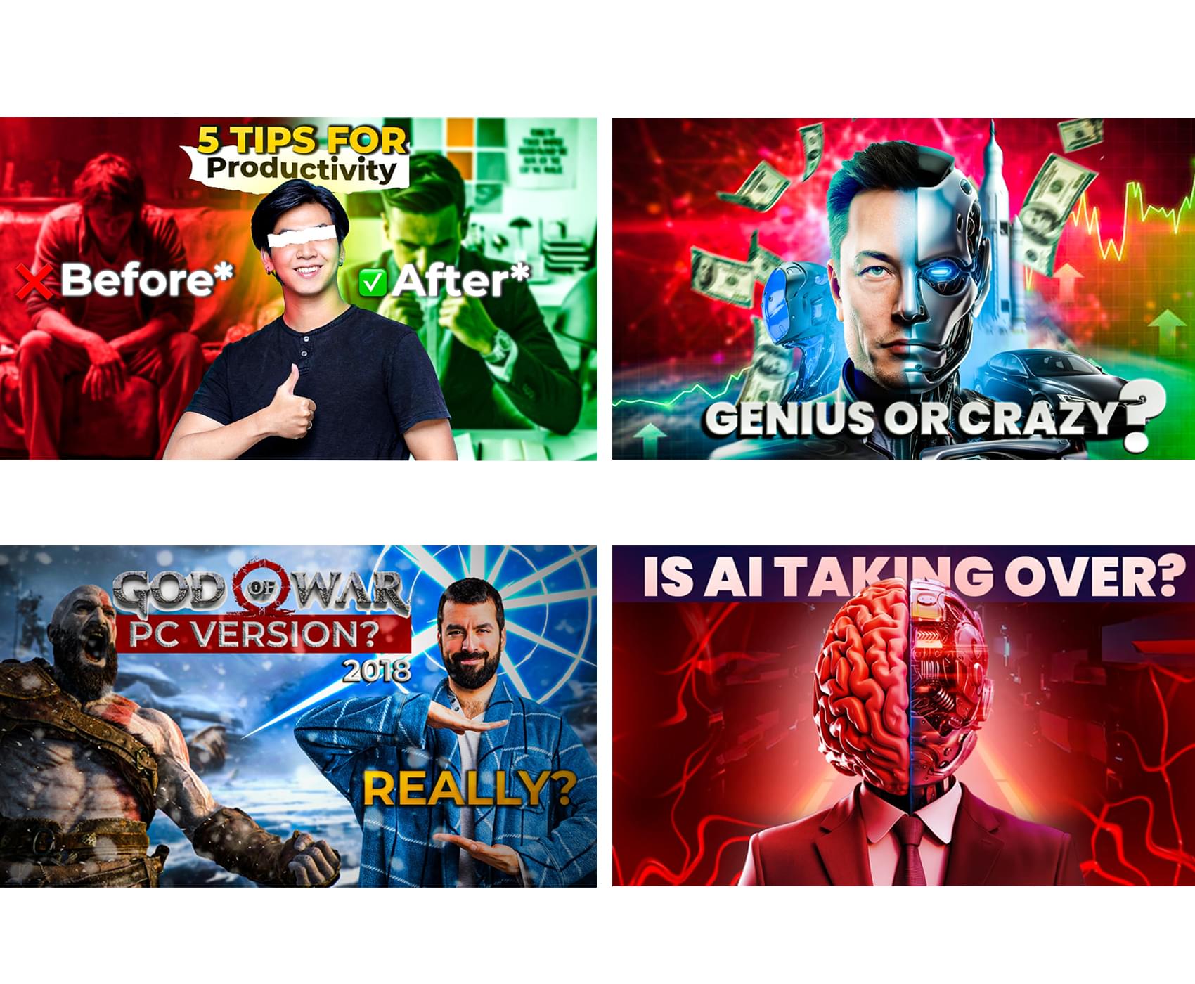 YouTube Thumbnail Graphic Design, Outsourcing Dream BD Agency